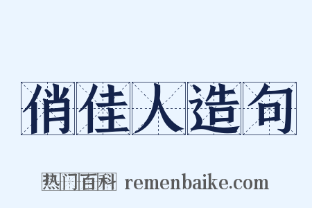俏佳人造句是什么意思的图片